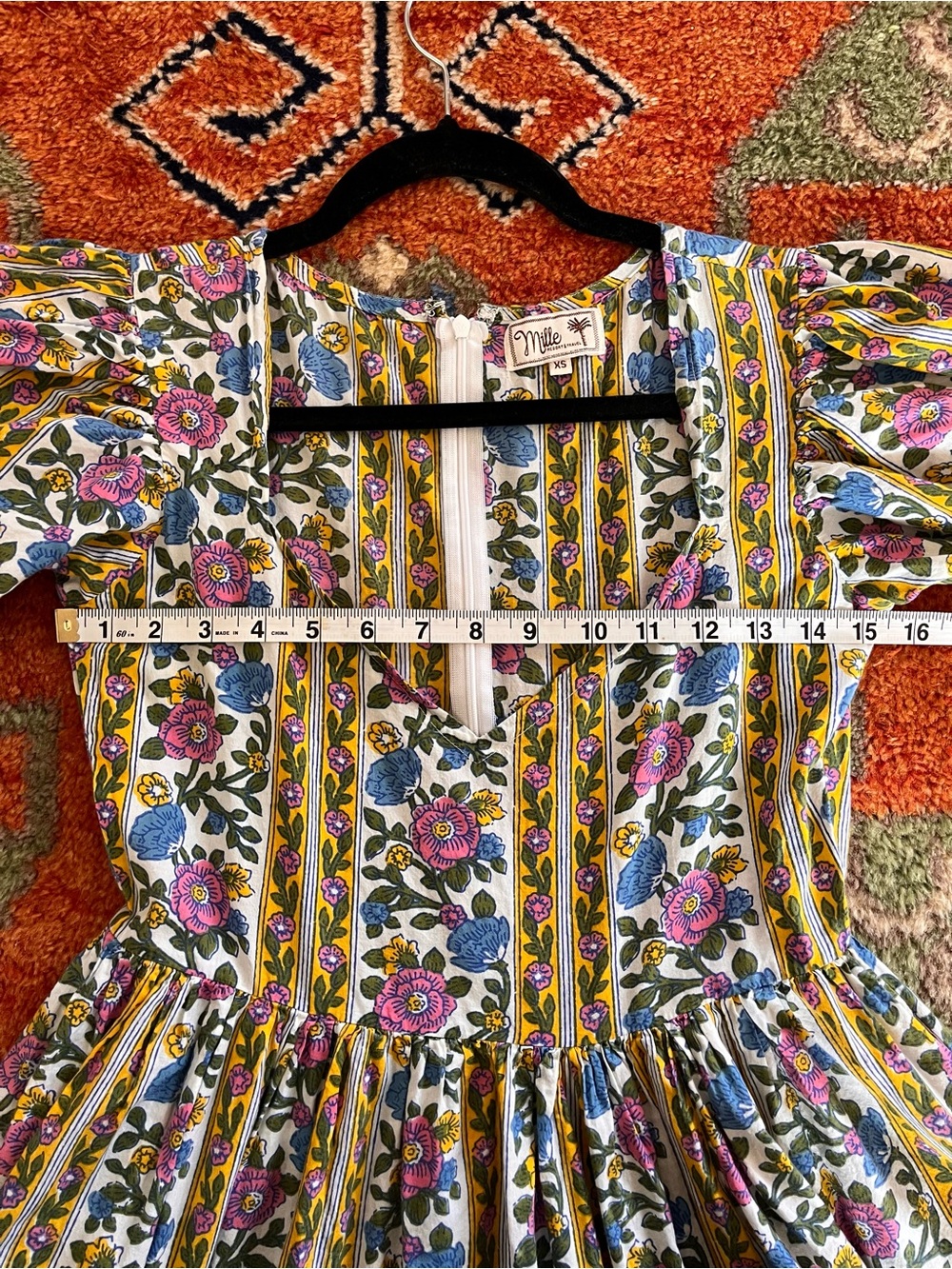 Mille Floral Tiered Midi Dress - Picture 5 of 7